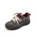 2024 Thick-Soled Genuine Leather German Training Women, New Style Color-Block Double Shoelace Sports Dad Shoes, Casual_vogvips.com