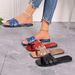 New Flat Cross Line Casual Women's Beach Slippers_vogvips.com