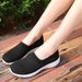 Spring New Women's Middle Aged And Elderly Walking Lightweight Flat Casual Shoes, Comfortable Lazy Shoes E7b Ec8_vogvips.com