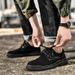Euro Step 2020 Autumn New Cowhide Casual Leather Men Carved Brogue Men's Shoes British Workwear Martin Boots Trendy_vogvips.com
