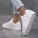 Women's Shoes Spring Women's Shoes New Breathable White Shoes Student Trendy All Match Thick Soled Sports Casual Shoes_vogvips.com