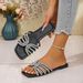 Summer 2026 Rhinestone Flat Slippers for Women European American Style Fashionable Cross-Over Flip Flops plus Size Women's Shoes_vogvips.com