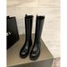 Leather Round-Toe High-Top Boots_vogvips.com