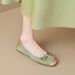 Genuine Soft Leather French-style Shallow Single For Women, Summer New Model, Flat Bowknot Egg Roll Shoes,_vogvips.com