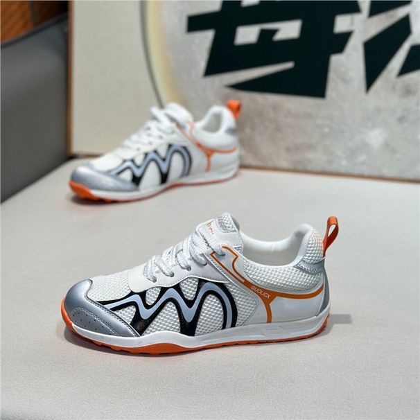 Trendy Men's Shoes, New Spring Model, Low-Top Mesh, Breathable, Comfortable, Casual, Soft Sole, Lace-Up, Korean Style,_vogvips.com