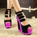 Women's New Platform Shoes, High Heels, Women's Shoes, Fashionable Waterproof Platform Wedge Heels, Increased Roman Thick-soled Sandals_vogvips.com