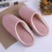 Japanese Silent Cloth Bottom Slippers Large Size For Men And Women Soft And Non-slip Confinement Home Thermal Cotton Shoes Thermal Cotton Slippers_vogvips.com