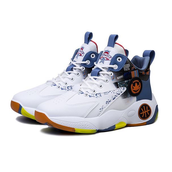 Large Size Basketball Shoes Men's Shoes Breathable Ball Shoes Outdoor Casual Men's Shoes Thick Soled Trendy Shoes Men's Sports Shoes_vogvips.com