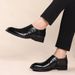 Men's business dress cowhide men's shoes Soft-soled casual shoes pointed leather men's shoes high-end_vogvips.com