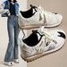 Niche Waffle Agan For Women 2022 Winter New Casual Shock-Absorbing Running Ins Trend Versatile Sports Shoes_vogvips.com