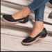 2025 Summer Large Casual For Women, Slope Heel Hollow Solid Color Single Shoes, Fashionable And Versatile Sandals_vogvips.com