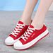 2026 New Korean Version Solid Color Casual Low-Top Canvas Women's Lightweight Flat Trendy 8899 Running Shoes_vogvips.com