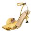 Cross-Border European And American Women's Three-Dimensional Floral Decor Ankle Strap Round Toe Stiletto Fashion Party_vogvips.com