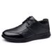 Euro Step Casual 2025 Autumn New Versatile Middle-aged And Elderly Dad Shoes Men's High-end Genuine Leather Loafers_vogvips.com