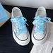 Summer Women's Shell Head High Beauty Casual Board For Female Students New Versatile Flat Shining White Shoes_vogvips.com