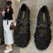 Chinese Bow Low Heel Mesh Breathable Single For Women Early Spring New Ballet Style Fairy Mary Jane Shoes_vogvips.com
