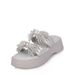 2026 Summer New Thick-Soled Rhinestone Bowknot Slide Women, Fashionable Outdoor Platform Sandals For Petite Women_vogvips.com