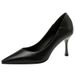Women's Shoes Spring Classic Style Elegant Basics Casual Business Wedding Party High Heels Shallow Mouth PUMP_vogvips.com