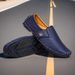 2025s Foreign Trade Handmade Stitched Mark Line Loafers Extra Large Casual Men's Shoes_vogvips.com