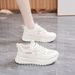 Women's Shoes Summer Breathable Mesh Shoes Children's Thick-soled Casual Shoes Soft-soled Running Shoes Heightening Dad Shoes Sports Shoes_vogvips.com
