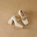 MTX French Chunky Heel Mary Jane Women's Autumn Winter New Small Leather 2025 Single Evening Style Wedding Shoes High Heels_vogvips.com