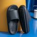 Shit Feeling Slippers Women's Indoor Living, Home, Anti Slip, Household Bathroom, Shower Eva Thick Soled Sandals For_vogvips.com
