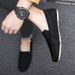 Euro Step Autumn Summer 2025 New Men's Shoes Large Size Lazy Pigskin Loafers British Korean Style Slip-On_vogvips.com