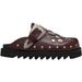 Men's With Metal Buckle, Closed-Toe Mules, Summer Fashion Retro Dark Style Thick-Soled Slippers, Beach Shoes_vogvips.com
