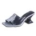 2026 Summer New Square-Toed High-Heeled Slippers For Outdoor Wear, Wine Glass Heel Fashionable Patchwork Slide Sandals_vogvips.com
