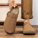 Unisex Comfortable Non-Slip Closed Toe Slippers plus Size Roman Sandals Couple's Cork Slippers Trendy Lazy Shoes Wholesale_vogvips.com
