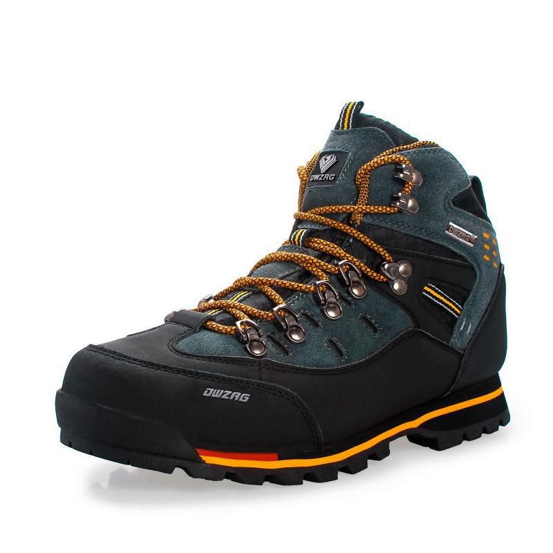 Men's High-Top Hiking Shoes Waterproof Anti-Slip Outdoor Trail Walking Sneakers For Men_vogvips.com