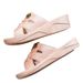 Women's High-heeled Slippers Summer Outer Wear Thick-soled Fashion Home Non-slip Mother Shoes Soft-soled Social Slope Heel Cool Slippers_vogvips.com