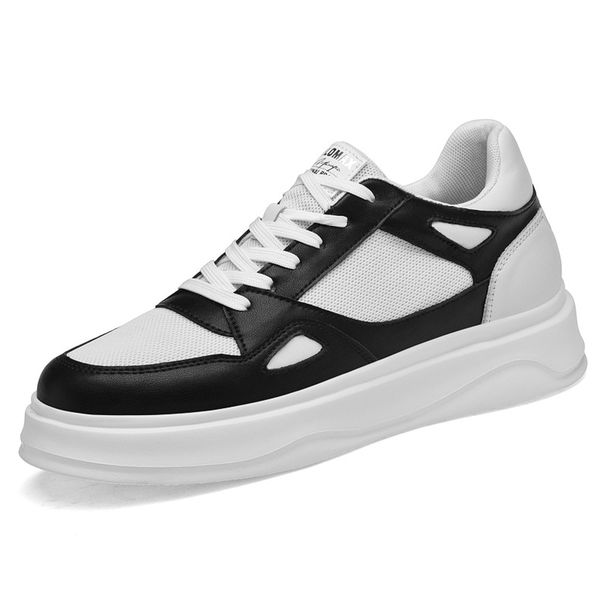 Invisible Heightening Love Board Shoes Sot Sole Comortable Leisure Sports Single Shoes Lace-up Households_vogvips.com