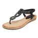 New Rhinestone Sandals Bohemian Wedge Sandals Women's Plus-size Women's Shoes_vogvips.com