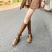 F Family Queen Style Over-the-Knee Long 2024 New Square Toe Belt Buckle Back Zipper High Tube Riding Boots For Women_vogvips.com