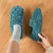 Women's Shoes Cozy Couple Slippers For Indoor Wear - Unisex Soft Fleece Lined House Shoes With Non-Slip Rubber Sole, Warm & Breathable_vogvips.com