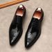 New Trendy European Style Business Lace-up Leather Men's Formal Oxford British Handmade Shoes_vogvips.com