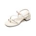 Weiwei Girl 367-1 One-Strap Roman Sandals Women, Perfect For Summer Outfits With Dresses, Comfortable High Heels_vogvips.com