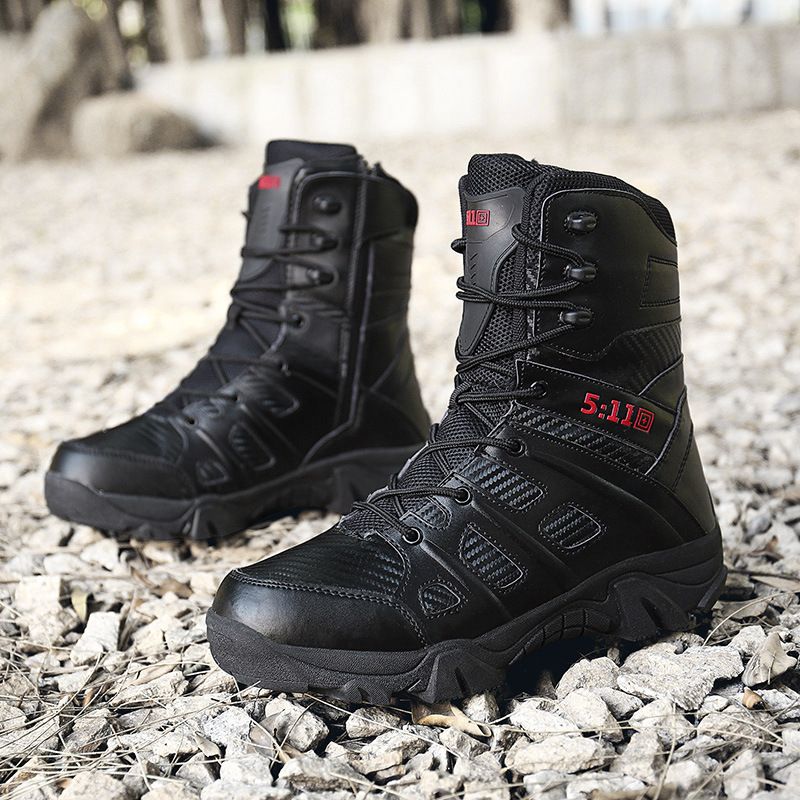 Men's High-Cut Tactical Boots For Hiking, Camping & Outdoor Adventures - Waterproof, Insulated, Durable Combat Boots In Multiple Colors & Sizes_vogvips.com