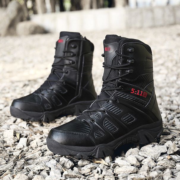 Men's High-Cut Tactical Boots For Hiking, Camping & Outdoor Adventures - Waterproof, Insulated, Durable Combat Boots In Multiple Colors & Sizes_vogvips.com