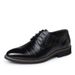 Suitable For All Seasons Genuine Leather Single Business Formal Wenzhou Men's Shoes Extra Large Size 46 47 48_vogvips.com