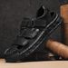 Cross-border Large Size 25866 Casual Sandals, Versatile Shoes, Men's Outdoor Slip-on Shoes_vogvips.com