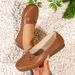 Women's Flat Slip-On Shoes Bow Decoration Casual High-End Autumn Winter European Size_vogvips.com
