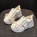 Women's Height-increasing Shoes, 2026 Spring New Model, Popular On Douyin, Versatile Korean-style Thick-soled Dad Shoes_vogvips.com