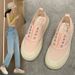 Canvas Shoes Women's One-pedal Fisherman Lazy Single Shoes Platform Casual Women's Board Shoes_vogvips.com