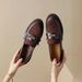 In Stock 2913 Soft Leather French Retro Gold Coin British Style Slip-on Loafers For Women, Spring Shoes_vogvips.com