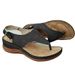 New Sandals 2020, Wedge Heel, Foreign Trade, Plus Size Women's Shoes, Solid Color, Thong Sandals, European And_vogvips.com