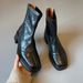 In Stock High Heel Square Toe Short Boots Martin Boots Women Spring Autumn Single Boots Back Zipper Short Boots Ladies Chunky Heel_vogvips.com