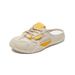 Half-trust Dad Shoes Female Student Casual Shoes Mesh Breathable Heightening Shoes_vogvips.com
