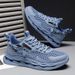 Men’s All-season, Comfortable, Breathable, Casual, Versatile, Laceless, Fashionable, Trendy, Sporty, Thick-soled, Solid-color Shoes._vogvips.com